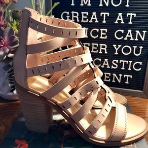 Dolce vita gladiator stacked heel